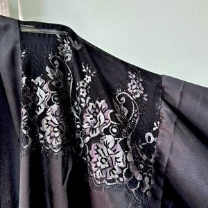 Cacique Lace Kimono Style Robe NEW